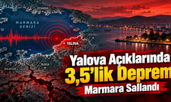 Yalova Açıklarında 3,5'lik Deprem Marmara Sallandı