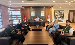 Yeşilay Hatay Şube Başkanı Bilgin'den Antakya Kaymakamı Akdaş'a ziyaret
