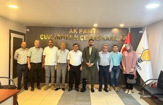 Sağlık-Sen Adana Şubesinden AK Parti il ve ilçe başkanlıklarına ziyaret