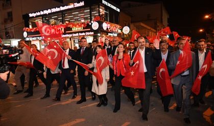 Kadirli’de Cumhuriyet Yürüyüşü Coşkusu