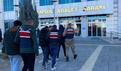 Bingöl’de hırsızlık yapan 4 şüpheli tutuklandı