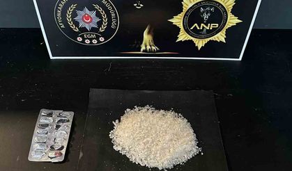 Polis düzenlediği operasyonda uyuşturucu maddeler ele geçirdi