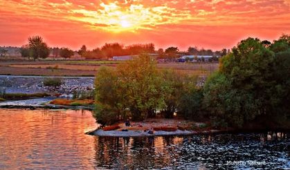 Hemite Köyü’nde Ceyhan Nehri ve Gün Batımı Büyülüyor