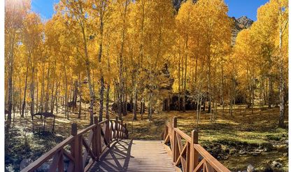 Bahçesaray’da Sonbahar Manzarası Görenleri Hayran Bırakıyor