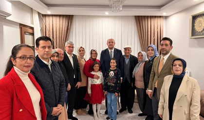 Büyükgümüş’ten Depremzede Aileye Ziyaret