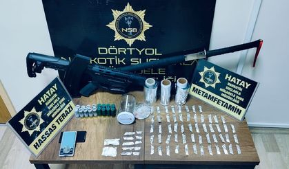 Dörtyol'da uyuşturucu operasyonunda yakalanan 3 zanlı tutuklandı