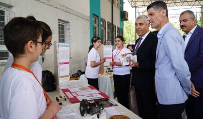 Osmaniye’de Saimbey Ortaokulu’nda Bilim Fuarı İlgi Gördü