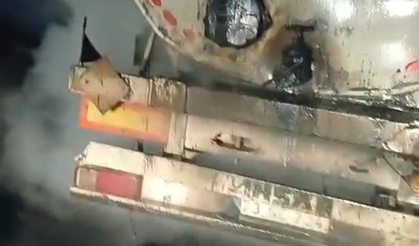 Düziçi–Osmaniye yolunda tanker yangını meydana geldi