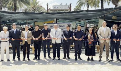 Kumluca Halk Eğitim Merkezi yıl sonu sergisi açıldı