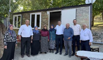 Gediz’de İhtiyaç Sahibi Vatandaşa Konteyner Ev Desteği