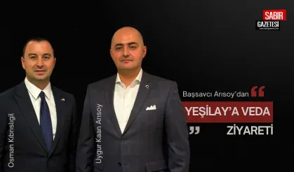 Başsavcı Arısoy’dan Yeşilay’a Veda Ziyareti