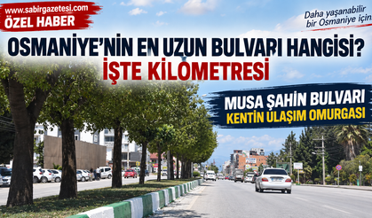 Osmaniye’nin En Uzun Bulvarı Hangisi? İşte Kilometresi