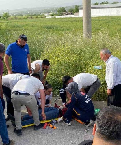 Osmaniye’de otomobil ile motosiklet çarpıştı: 3 yaralı