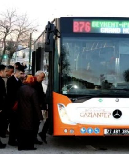 Gaziantep’te LGS Günü Toplu Ulaşım Ücretsiz!