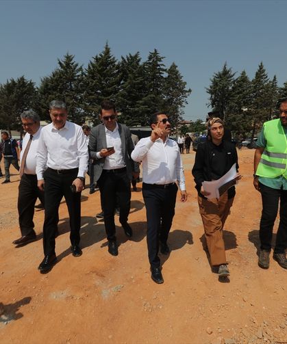 Vali Masatlı, yapımı süren sağlık merkezleri ile halk kütüphanesini inceledi