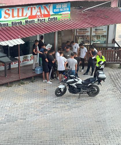 Osmaniye Düziçi’nde Motosiklet İş Yerine Girdi