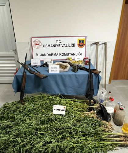 Jandarmadan Kadirli'de Uyuşturucu Operasyonu