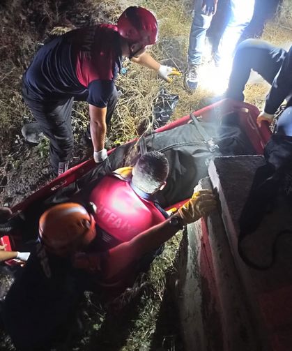 Osmaniye'de köprüden dereye düşen elektrikli bisikletteki 1 kişi öldü, 1 kişi yaralandı