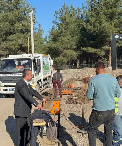 Başkan Aksoy Yarbaşı’ndaki Saha Çalışmalarını İnceledi