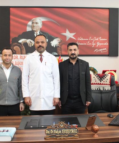 Hakan Hakkoymaz’a Bahçe TÜRKAV ve OKÜ’den Ziyaret