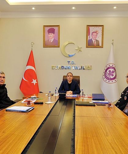 Vali Tülay Baydar Bakan Yerlikaya’nın VKS’sine Katıldı