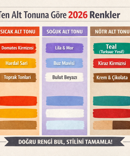 2026’nın En Çok Yakışan Renkleri