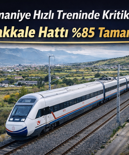 Osmaniye-Gaziantep Hızlı Tren Projesinde Yüzde 85 Tamamlandı