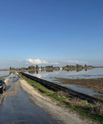 Kadirli’de Yoğun Yağış Tarım Arazilerini Vurdu