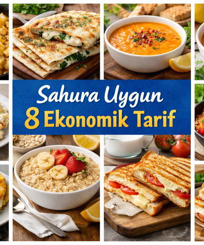 Az malzemeyle pratik, doyurucu sahur önerileri