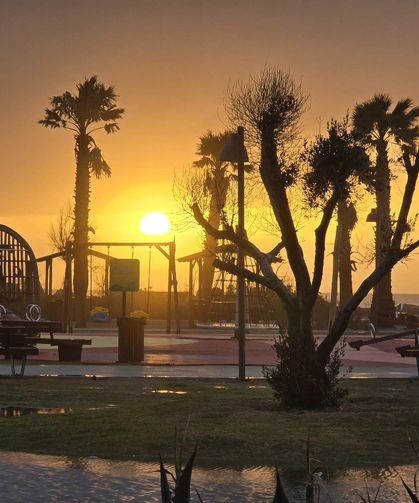 Samandağ’da Kartpostallık Gün Batımı