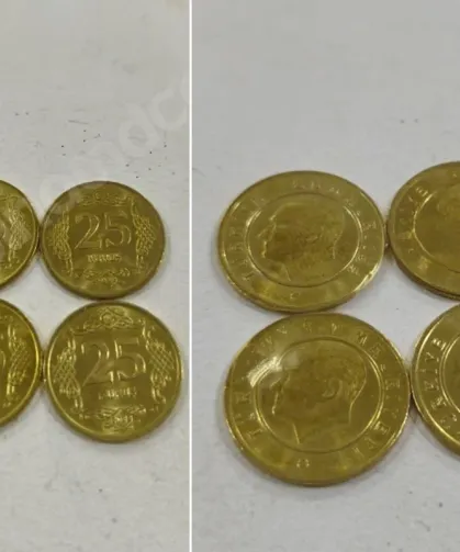 Altın Renkli 25 Kuruş İçin iPhone 15 Pro Maxini Verdi!