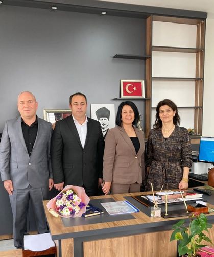 İlçe Milli Eğitim Müdürü Aksay’a Ziyaret