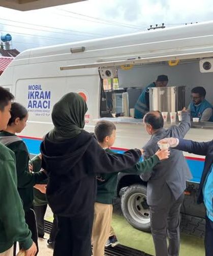 Akyar Köyü Şehit Ali Erdinç Ortaokulu’nda Çorba İkramı