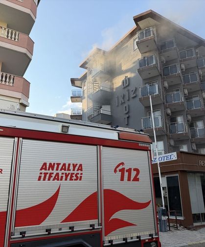 Antalya'da otelde çıkan yangın söndürüldü