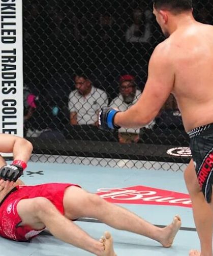 Gökhan Sarıçam UFC Winnipeg’de fırtına gibi esti