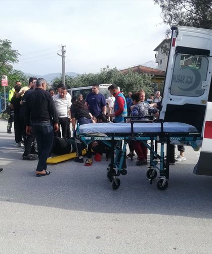 Hatay'da devrilen motosikletin sürücüsü yaralandı