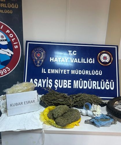 Hatay'da uyuşturucu operasyonunda 1 şüpheli yakalandı