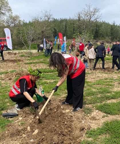Kadirli’de “Adalet Ormanı”na Fidanlar Dikildi