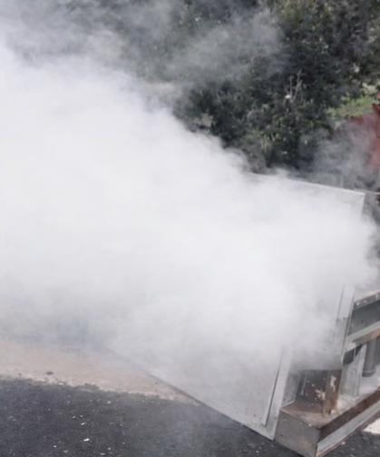 Mikser Sürücüsü Facianın Önünde