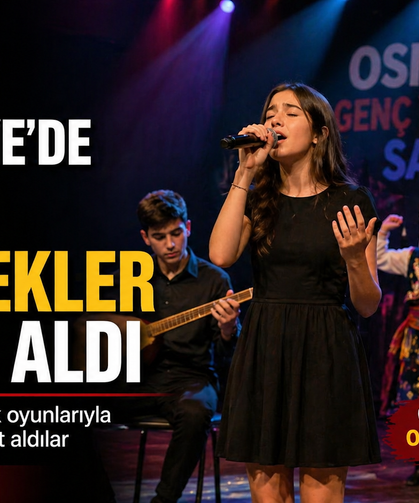Osmaniye’de Genç Yetenekler Sahne Aldı