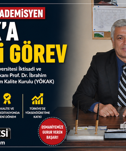 Osmaniyeli Akademisyen Kırpık’a Önemli Görev