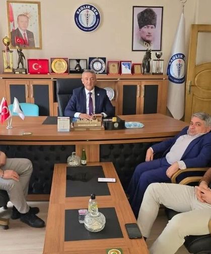 Sağlık-Sen Osmaniye Şubesi’ne Tebrik Ziyareti