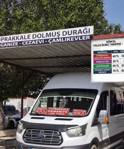 Toprakkale–Osmaniye Hattına 2 Ayda İkinci Zam: Vatandaş Tepkili