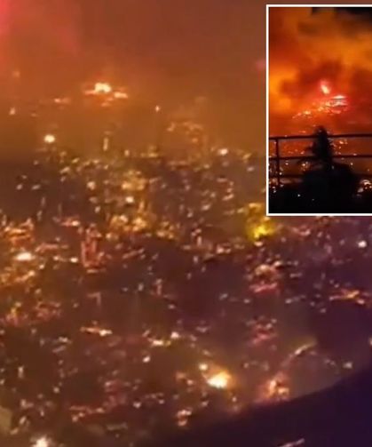 Binlerce Kişi Evsiz Kaldı Yangın Yüzen Şehri Sildi