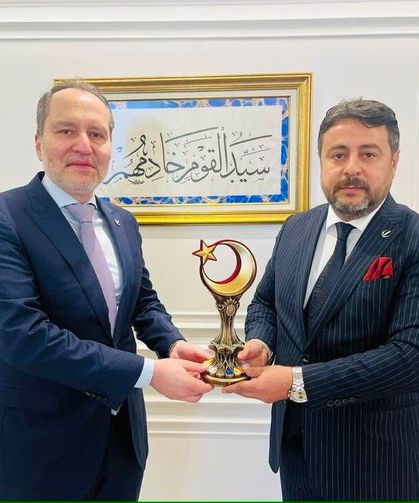 Yeniden Refah Partisi’nde Osmaniye’den Genel Merkeze Ziyaret