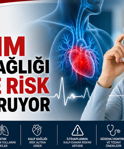 Astım kalp sağlığı için de risk oluşturuyor