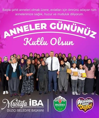 Düziçi Belediye Başkanı İba’dan Anlamlı Anneler Günü Kutlaması