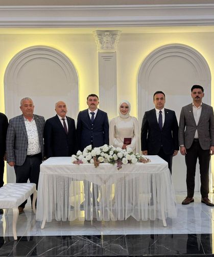MHP Heyetinden Böcekli’de Nikah Merasimine Katılım