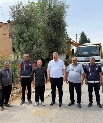Düziçi’de Recep Tayyip Erdoğan Bulvarı Yenileniyor