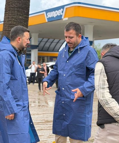 Kararmaz Sel Bölgesinde İncelemelerde Bulundu
